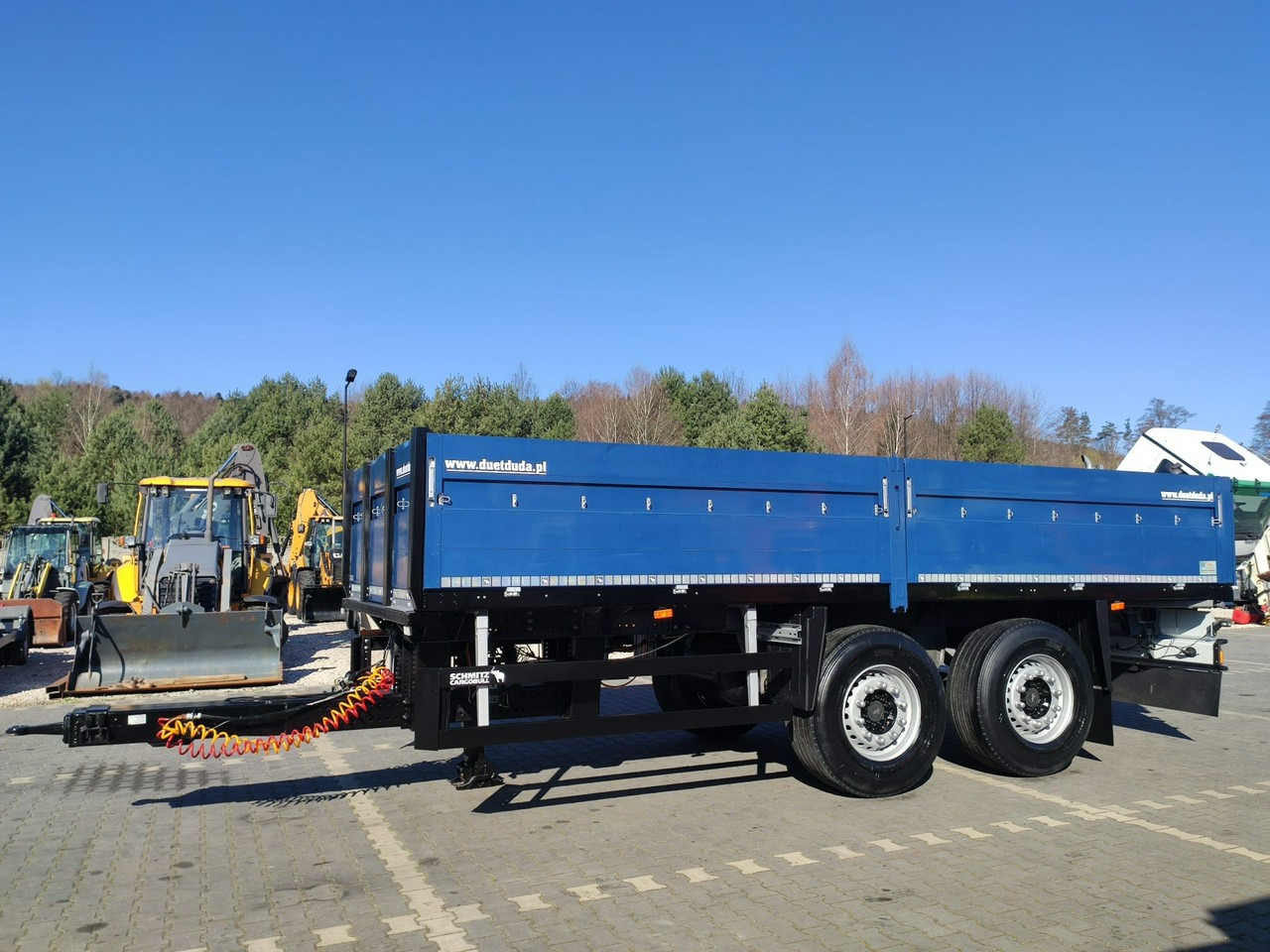 Schmitz Cargobull Ciężarowa 2-osiowa na poduszkach Tandem Stan Unikat !!! - קרון נגרר צד נופל/ שטוח: תמונה 3 Schmitz Cargobull Ciężarowa 2-osiowa na poduszkach Tandem Stan Unikat !!! - קרון נגרר צד נופל/ שטוח: תמונה 3