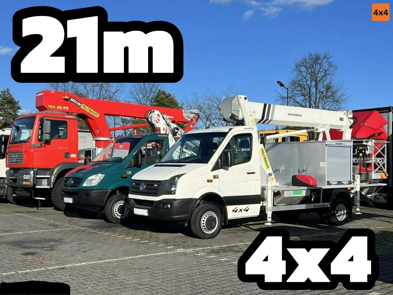 Volkswagen Crafter - פלטפורמה אווירית מותקנת על משאית: תמונה 1 Volkswagen Crafter - פלטפורמה אווירית מותקנת על משאית: תמונה 1
