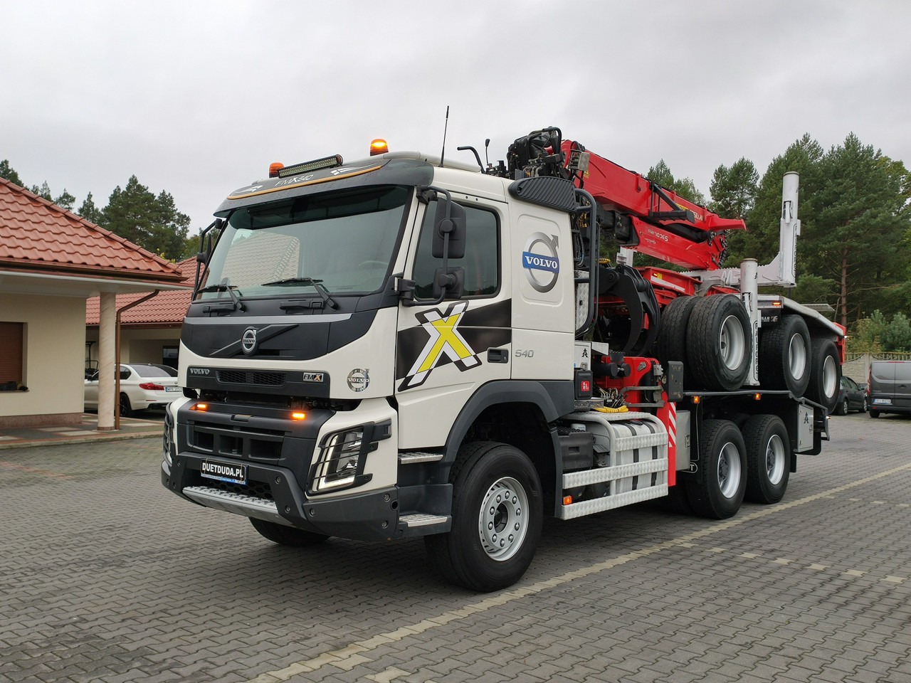 משאית עץ Volvo FMX 540 6x4 RETARDER PALFORET EPSILON S300L Do Drewna: תמונה 13