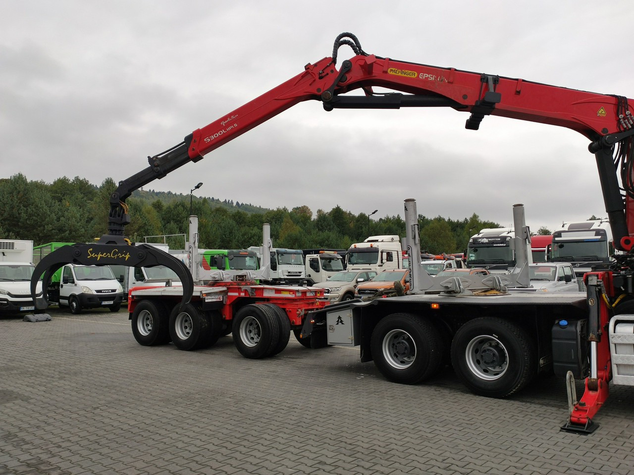 משאית עץ Volvo FMX 540 6x4 RETARDER PALFORET EPSILON S300L Do Drewna: תמונה 50