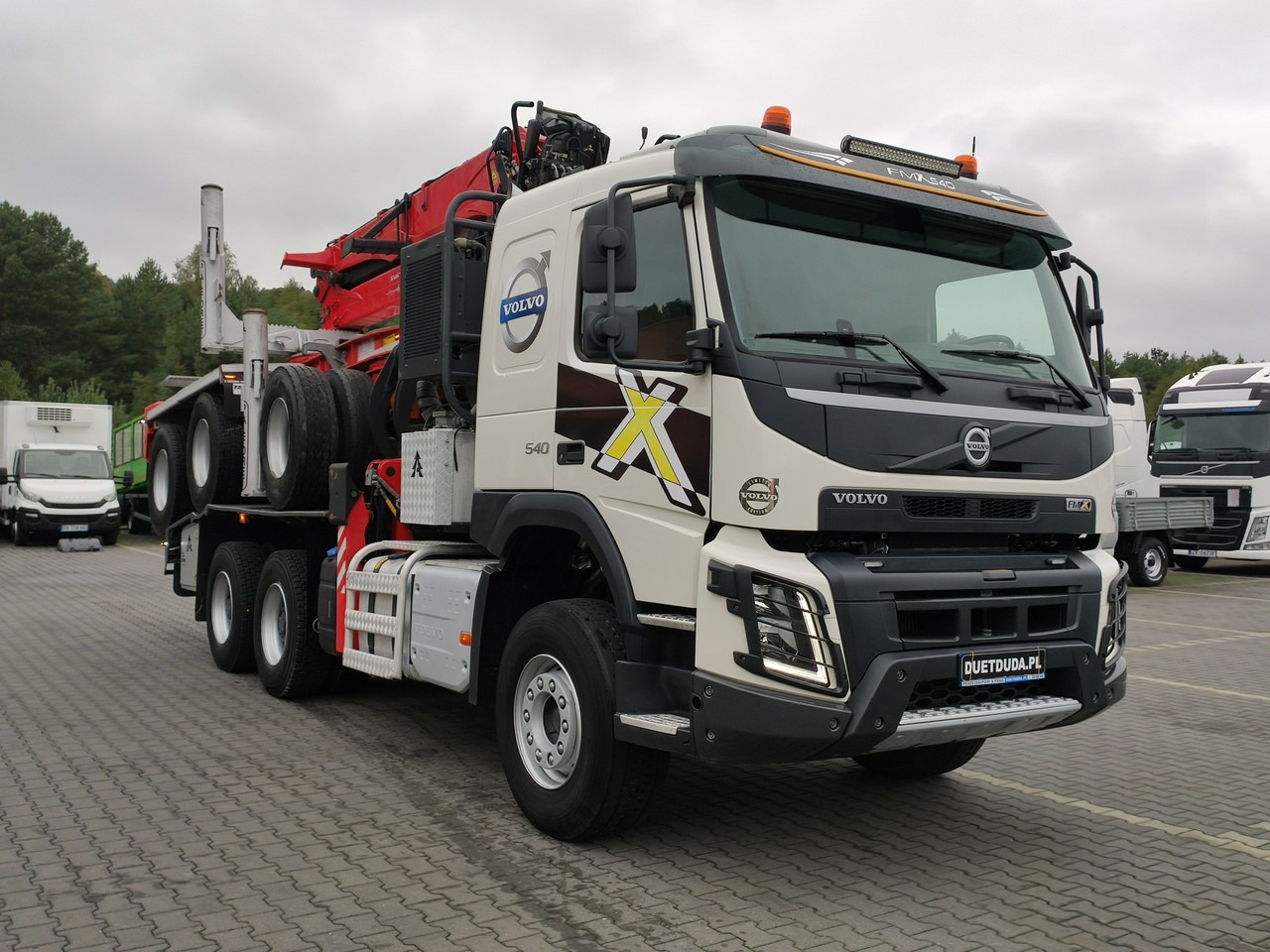 משאית עץ Volvo FMX 540 6x4 RETARDER PALFORET EPSILON S300L Do Drewna: תמונה 40