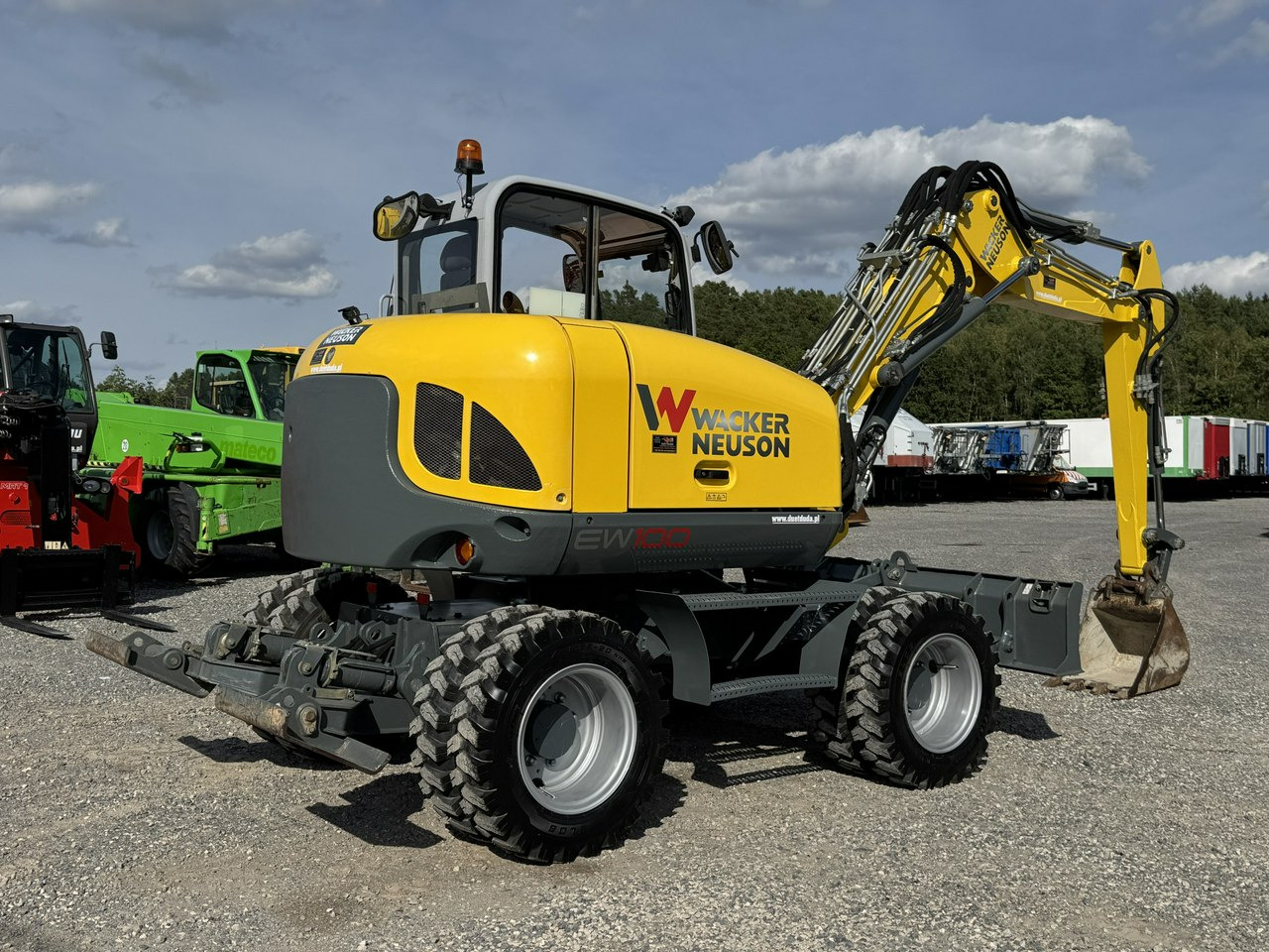 Wacker Neuson EW100 Pług + Podpory 10 ton Szybkozłącze Klimatyzacja - מחפר גלגלים: תמונה 2 Wacker Neuson EW100 Pług + Podpory 10 ton Szybkozłącze Klimatyzacja - מחפר גלגלים: תמונה 2