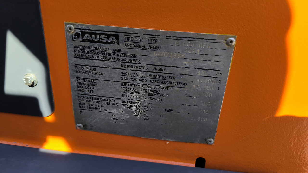מיני מסיר פסולת AUSA D 600 APG: תמונה 9