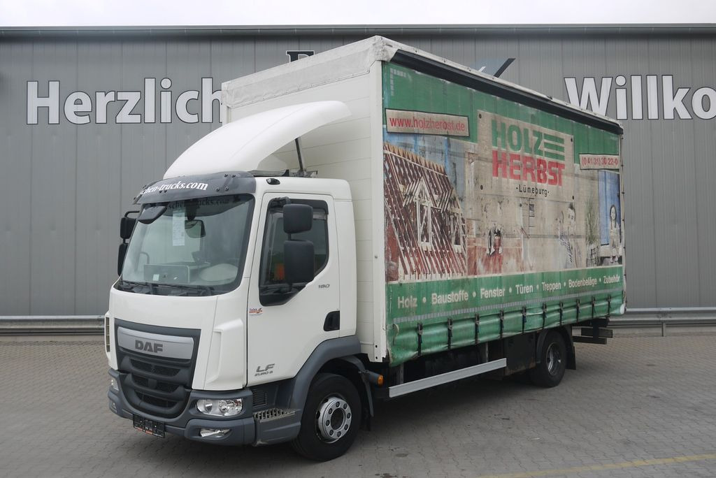 DAF LF180 1.Hand*Schiebegardine*Rungen*Kamera*Klima - משאית וילונות צד: תמונה 1 DAF LF180 1.Hand*Schiebegardine*Rungen*Kamera*Klima - משאית וילונות צד: תמונה 1