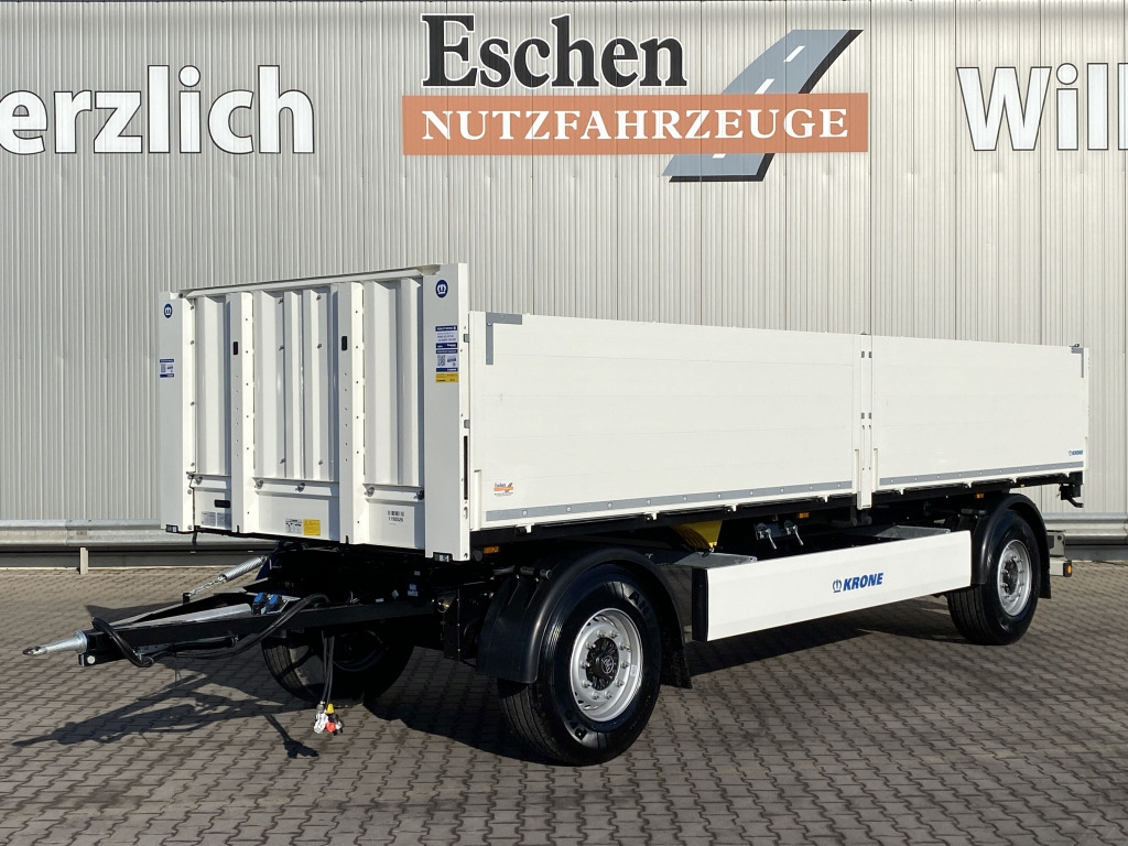 Krone AZP 18 / Laderaumlänge: ca. 6.900 mm // KW: 32 Werlte - קרון נגרר צד נופל/ שטוח: תמונה 1 Krone AZP 18 / Laderaumlänge: ca. 6.900 mm // KW: 32 Werlte - קרון נגרר צד נופל/ שטוח: תמונה 1