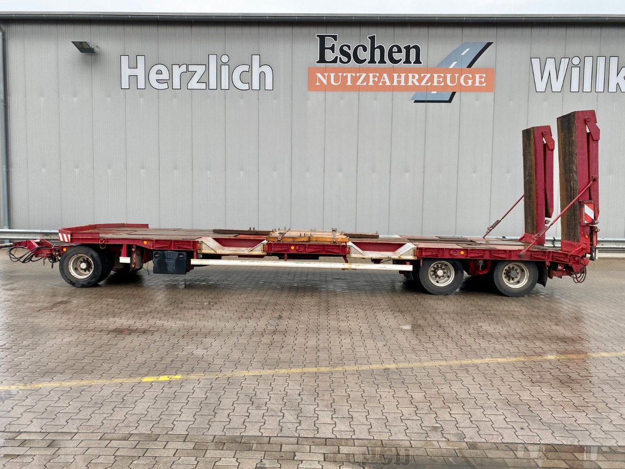 Langendorf Tieflader| hydr. Scherenrampen*verbreiterbar*SAF - קרון נגרר עם מטען נמוך: תמונה 2 Langendorf Tieflader| hydr. Scherenrampen*verbreiterbar*SAF - קרון נגרר עם מטען נמוך: תמונה 2