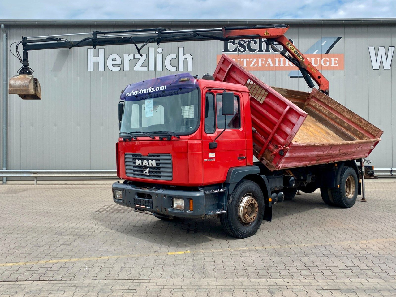 MAN 18.285 MC | Palfinger PK 9501*Blatt*2x AHK+Oel - מזהיר, משאית מנוף: תמונה 1 MAN 18.285 MC | Palfinger PK 9501*Blatt*2x AHK+Oel - מזהיר, משאית מנוף: תמונה 1
