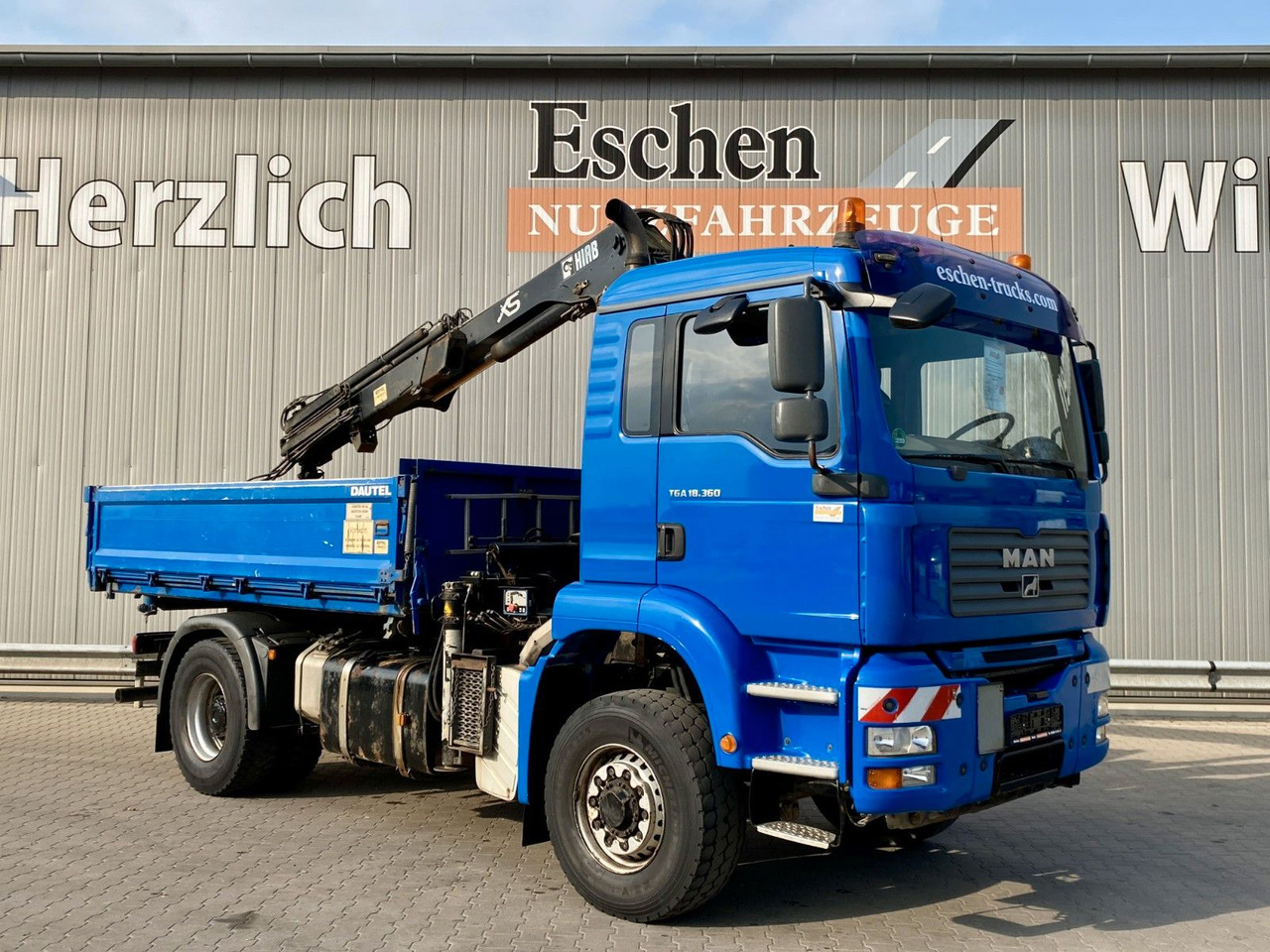 הַחכָּרָה  MAN TGA 18.360 4x4H BL*HIAB 122 BS-2*Dautel 3-Seiten MAN TGA 18.360 4x4H BL*HIAB 122 BS-2*Dautel 3-Seiten: תמונה 8