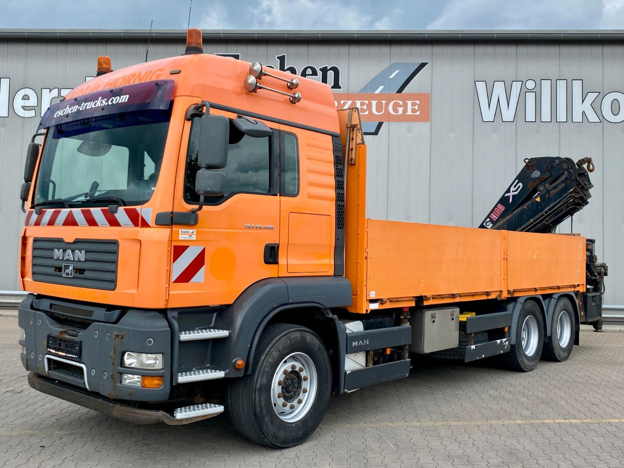 MAN TGA 26.480 6x4 | HIAB 377 EP-4*Funk*Retarder*AHK - משאית צד נופל/ שטוחה, משאית מנוף: תמונה 1 MAN TGA 26.480 6x4 | HIAB 377 EP-4*Funk*Retarder*AHK - משאית צד נופל/ שטוחה, משאית מנוף: תמונה 1