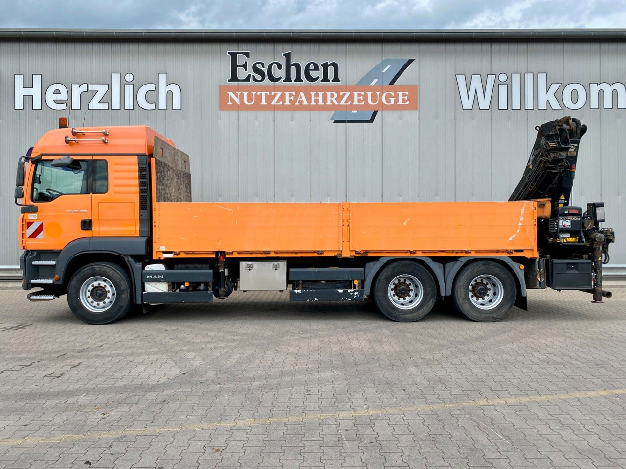 MAN TGA 26.480 6x4 | HIAB 377 EP-4*Funk*Retarder*AHK - משאית צד נופל/ שטוחה, משאית מנוף: תמונה 2 MAN TGA 26.480 6x4 | HIAB 377 EP-4*Funk*Retarder*AHK - משאית צד נופל/ שטוחה, משאית מנוף: תמונה 2