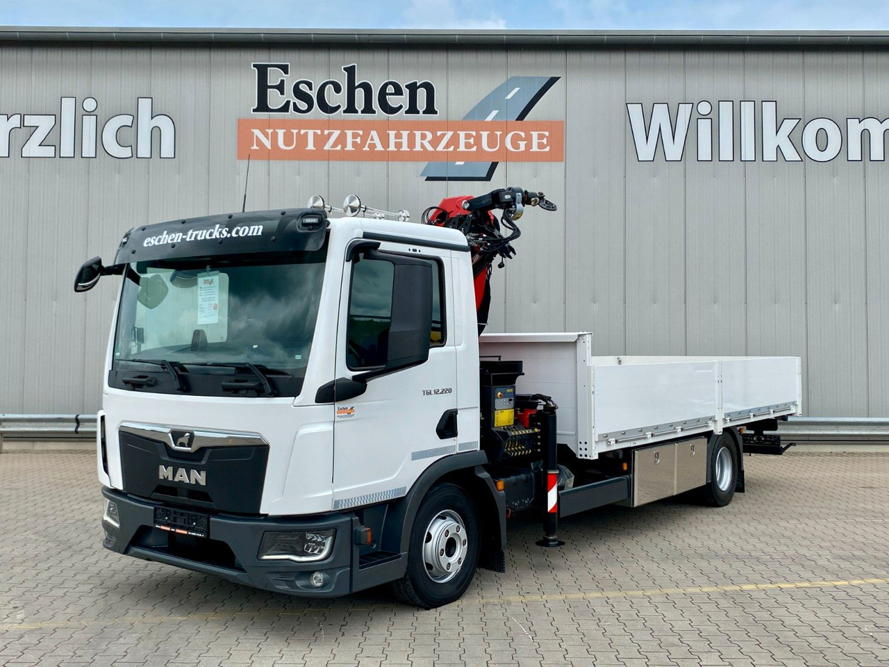 MAN TGL 12.220 | Palfinger PK 9.501*5+6. Kreis*Navi - משאית צד נופל/ שטוחה, משאית מנוף: תמונה 1 MAN TGL 12.220 | Palfinger PK 9.501*5+6. Kreis*Navi - משאית צד נופל/ שטוחה, משאית מנוף: תמונה 1