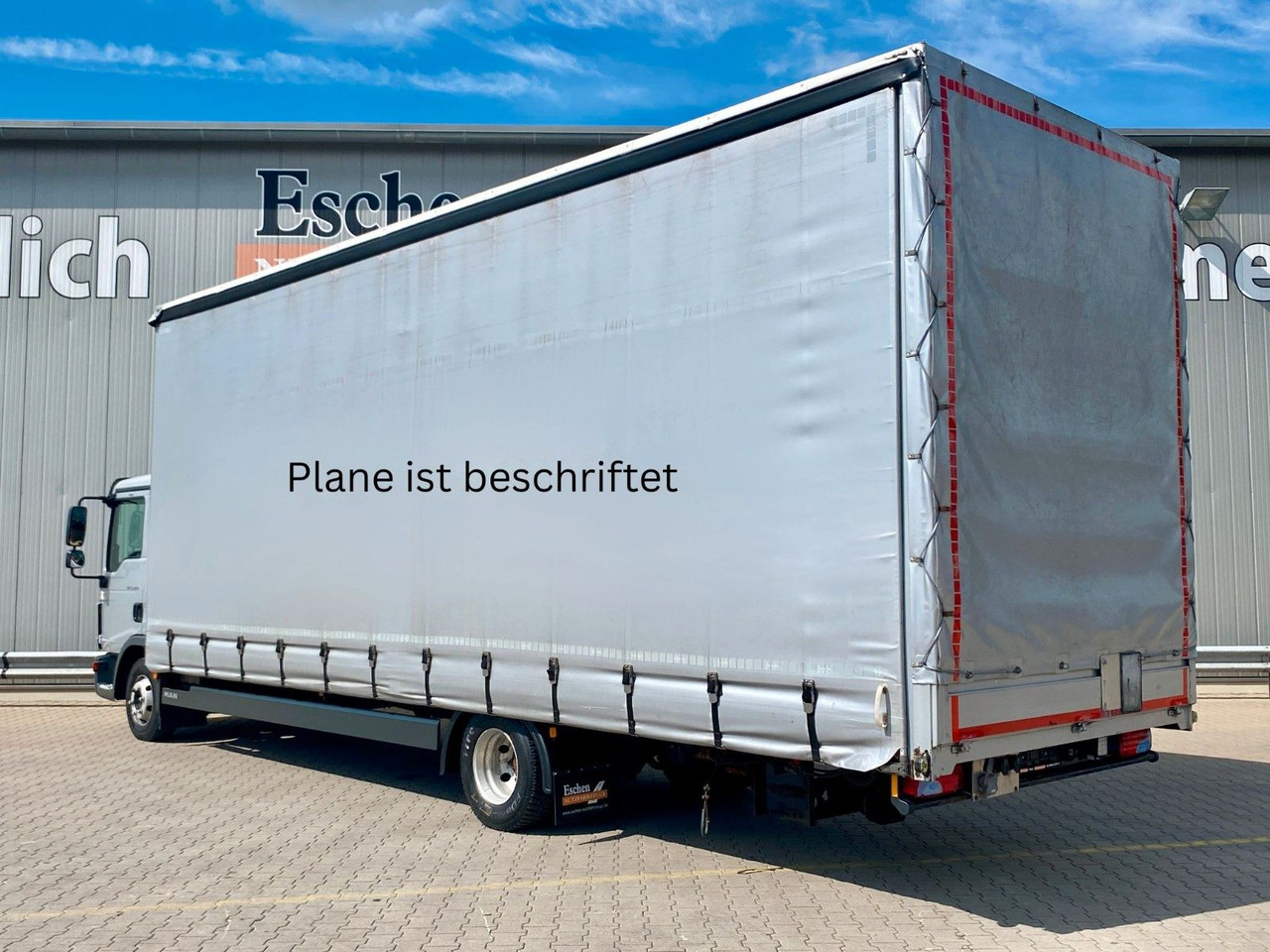 MAN TGL 8.220 I Pritsche Plane*Klima*2Tank*Automatik - משאית וילונות צד: תמונה 3 MAN TGL 8.220 I Pritsche Plane*Klima*2Tank*Automatik - משאית וילונות צד: תמונה 3