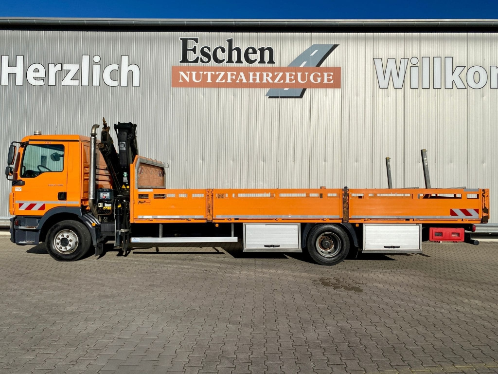 MAN TGM 15.290 4x2 BL / HIAB Faltkran - משאית צד נופל/ שטוחה, משאית מנוף: תמונה 2 MAN TGM 15.290 4x2 BL / HIAB Faltkran - משאית צד נופל/ שטוחה, משאית מנוף: תמונה 2