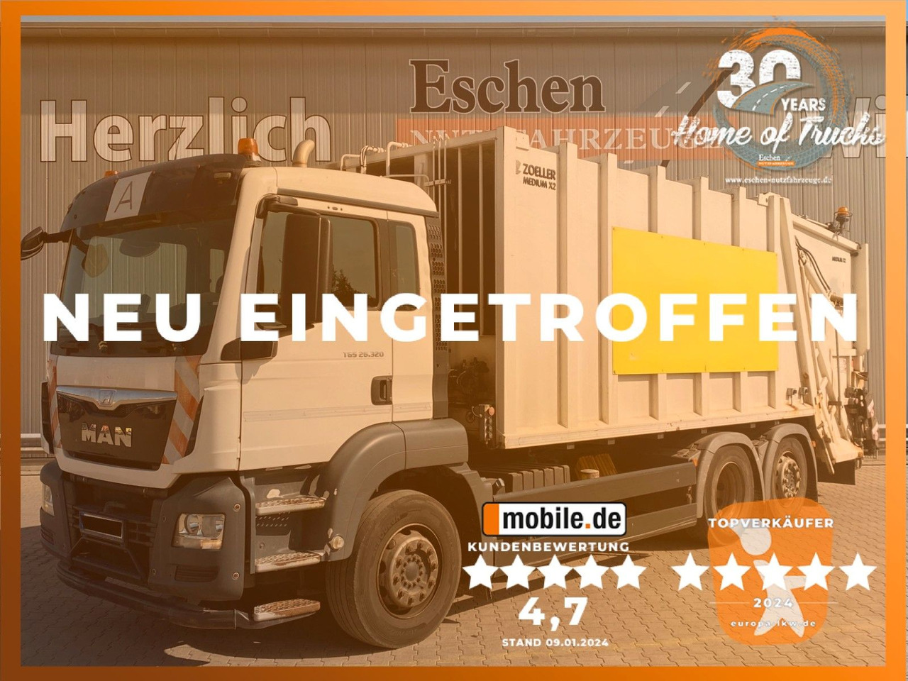 MAN TGS 26.320 6x2-4 | Zöller Medium X2EC24*3x Sitze - משאית אשפה: תמונה 1 MAN TGS 26.320 6x2-4 | Zöller Medium X2EC24*3x Sitze - משאית אשפה: תמונה 1