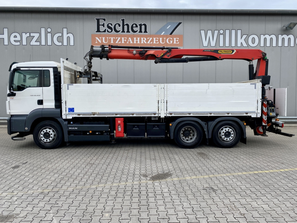 MAN TGS 26.420 6x2-4 LL / Palfinger PK 26.001 L Tec Heckkran - משאית צד נופל/ שטוחה, משאית מנוף: תמונה 3 MAN TGS 26.420 6x2-4 LL / Palfinger PK 26.001 L Tec Heckkran - משאית צד נופל/ שטוחה, משאית מנוף: תמונה 3