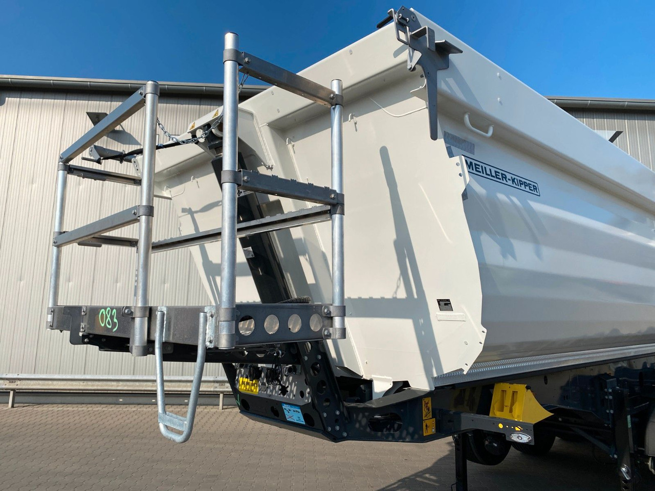 חָדָשׁ סמיטריילר עם מזהיר Meiller MHPS 44.3-N NEW | Grandload*WEIß RAL 9010*Sofort Meiller MHPS 44.3 NEW | Grandload*WEIß RAL9010*Plane*BPW: תמונה 9