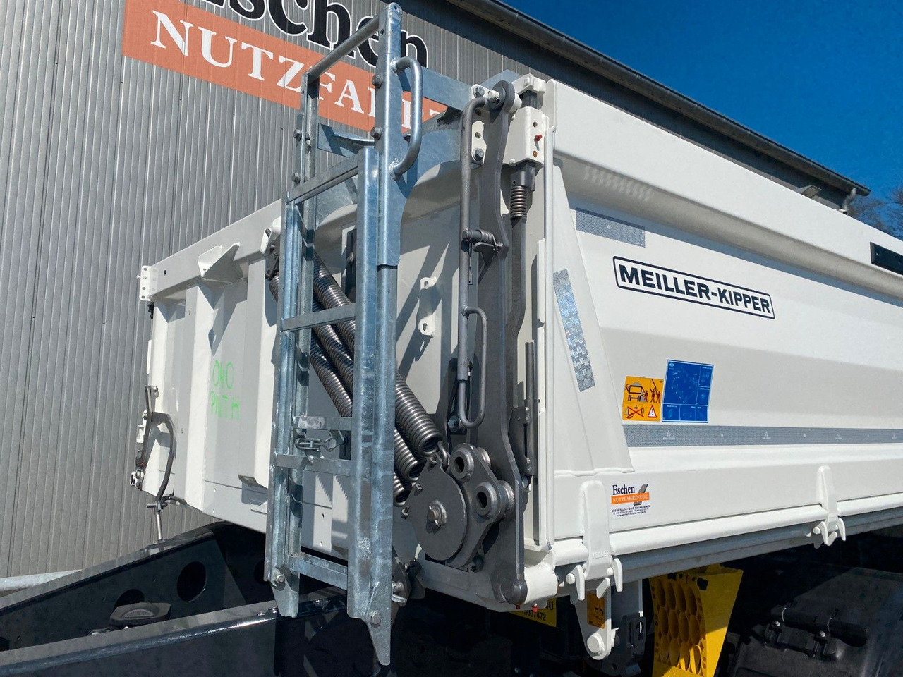 קרון נגרר עם מזהיר Meiller MZDA 18.22 *NEW*|abklappbare Seitenwand*Garantie: תמונה 8