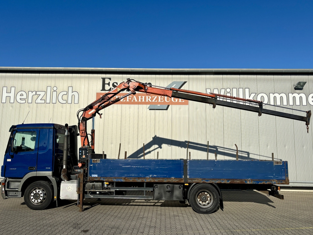 Mercedes-Benz 1832 L / Terex 85.2-A3 Faltkran - משאית צד נופל/ שטוחה, משאית מנוף: תמונה 3 Mercedes-Benz 1832 L / Terex 85.2-A3 Faltkran - משאית צד נופל/ שטוחה, משאית מנוף: תמונה 3