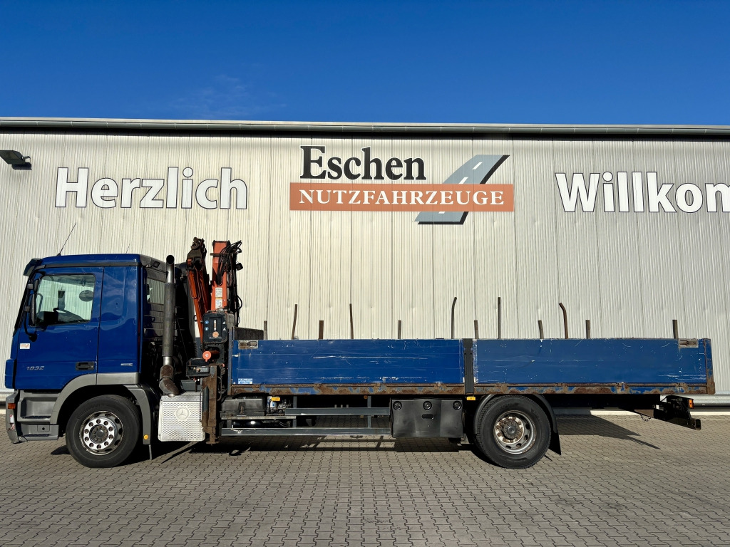 Mercedes-Benz 1832 L / Terex 85.2-A3 Faltkran - משאית צד נופל/ שטוחה, משאית מנוף: תמונה 2 Mercedes-Benz 1832 L / Terex 85.2-A3 Faltkran - משאית צד נופל/ שטוחה, משאית מנוף: תמונה 2