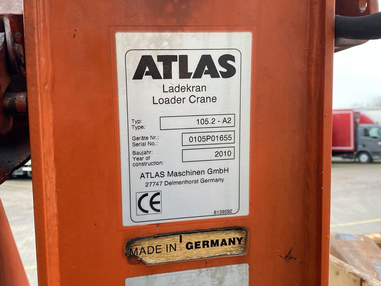 מזהיר, משאית מנוף Mercedes-Benz 1833 4x4 Axor | Atlas 105.2-A2*Funk*AHK*3 Sitze: תמונה 12