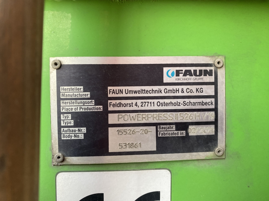 Mercedes-Benz 2533 L 6x2 - משאית אשפה: תמונה 3 Mercedes-Benz 2533 L 6x2 - משאית אשפה: תמונה 3