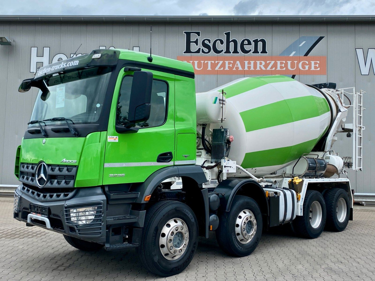 Mercedes-Benz 3236 Arocs | 9m³ Stetter*Klima*Navi*Blatt*1.Hand - משאית מערבלת בטון: תמונה 1 Mercedes-Benz 3236 Arocs | 9m³ Stetter*Klima*Navi*Blatt*1.Hand - משאית מערבלת בטון: תמונה 1