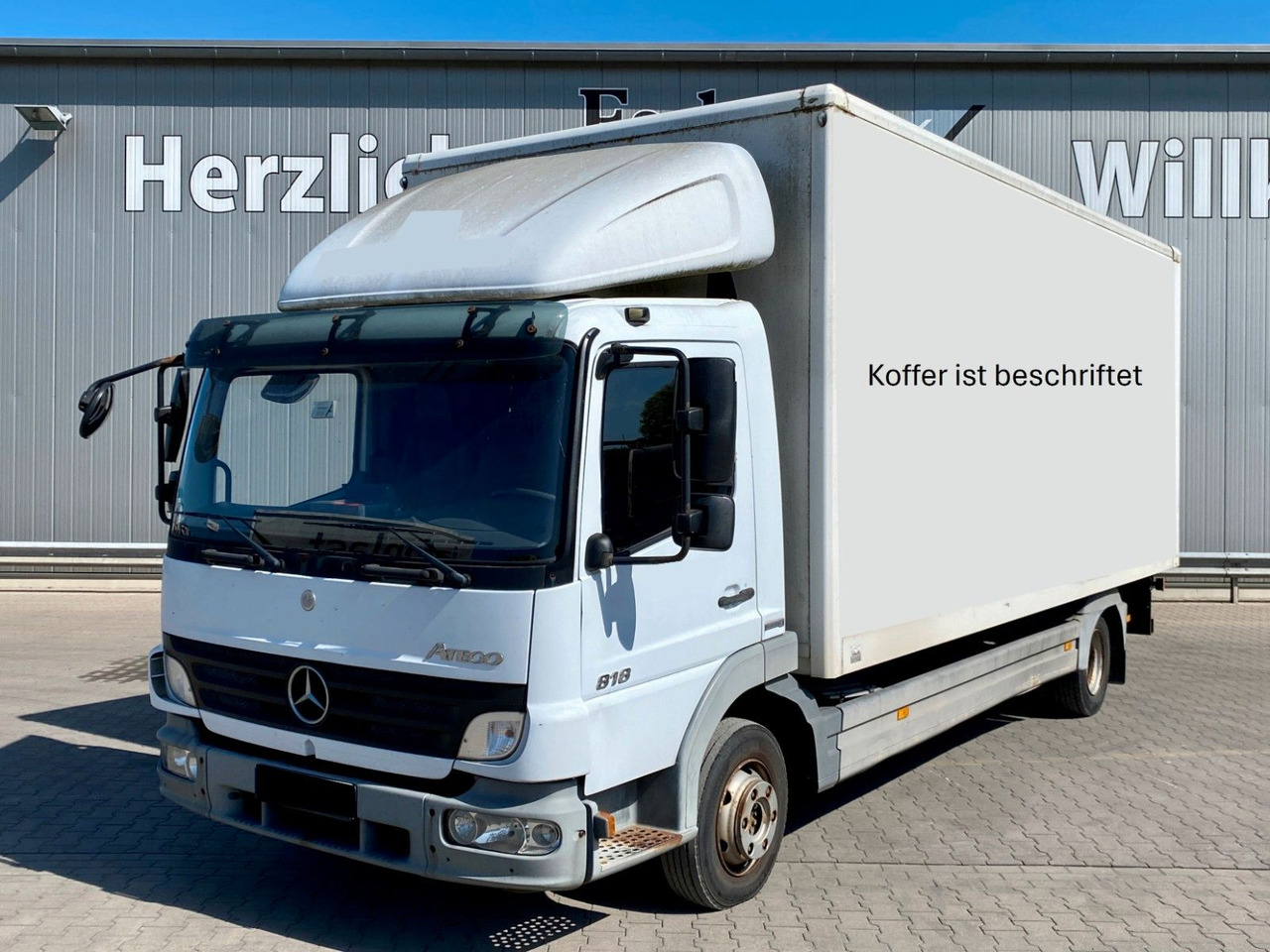 Mercedes-Benz 818 Atego | MBB LBW 1,00to.*3x Sitze*AHK*Teppich - כלי רכב מסחרי עם תיבה: תמונה 1 Mercedes-Benz 818 Atego | MBB LBW 1,00to.*3x Sitze*AHK*Teppich - כלי רכב מסחרי עם תיבה: תמונה 1