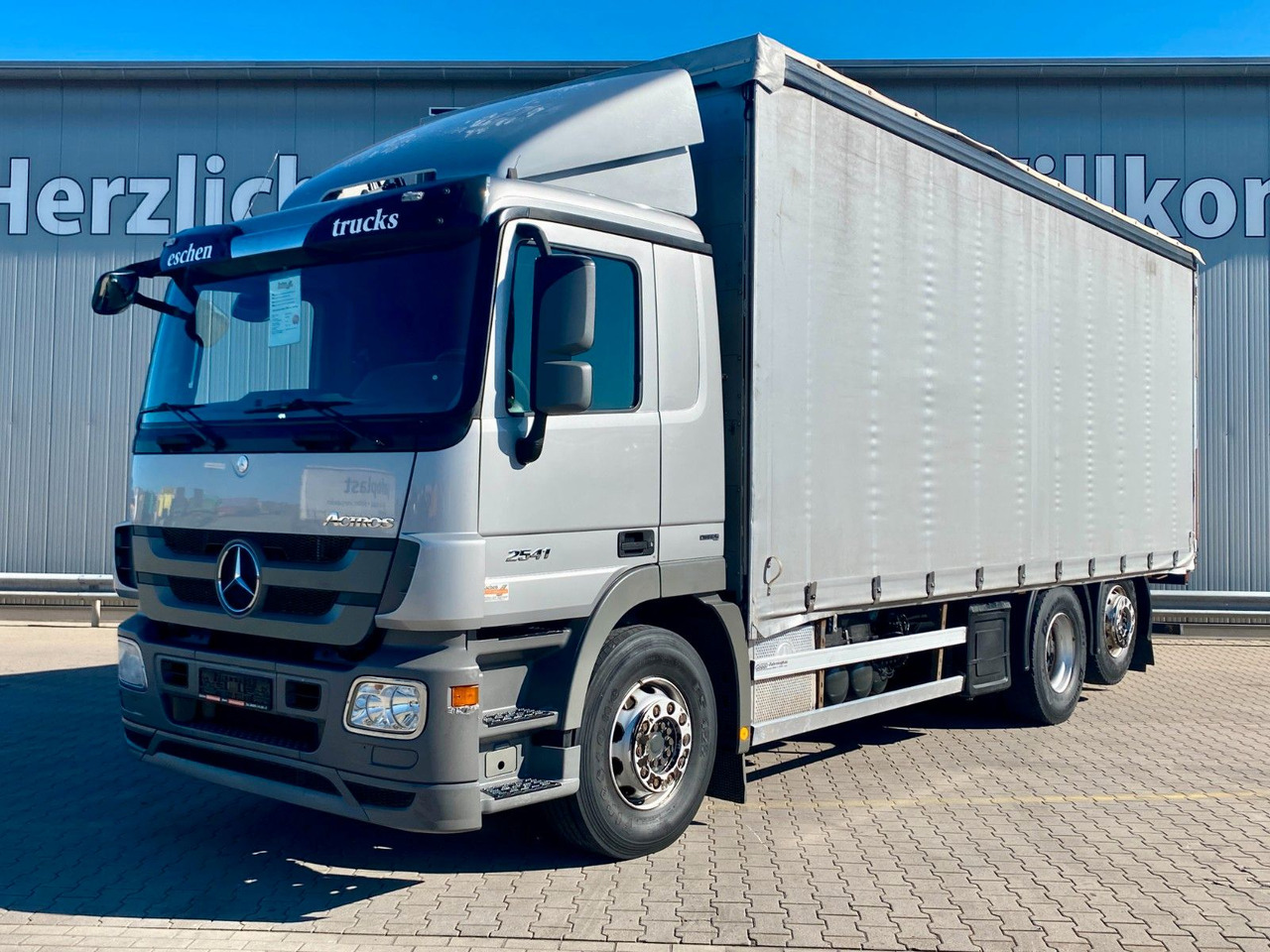 Mercedes-Benz Actros 2541| beidseitig Gardine*Edscha*AHK*Klima - משאית וילונות צד: תמונה 1 Mercedes-Benz Actros 2541| beidseitig Gardine*Edscha*AHK*Klima - משאית וילונות צד: תמונה 1