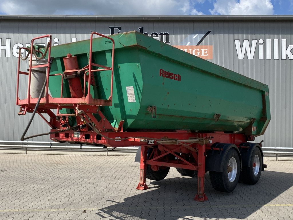 Reisch RHKS-31/20 SSL / Stahl-Halbschalenmulde - סמיטריילר עם מזהיר: תמונה 1 Reisch RHKS-31/20 SSL / Stahl-Halbschalenmulde - סמיטריילר עם מזהיר: תמונה 1