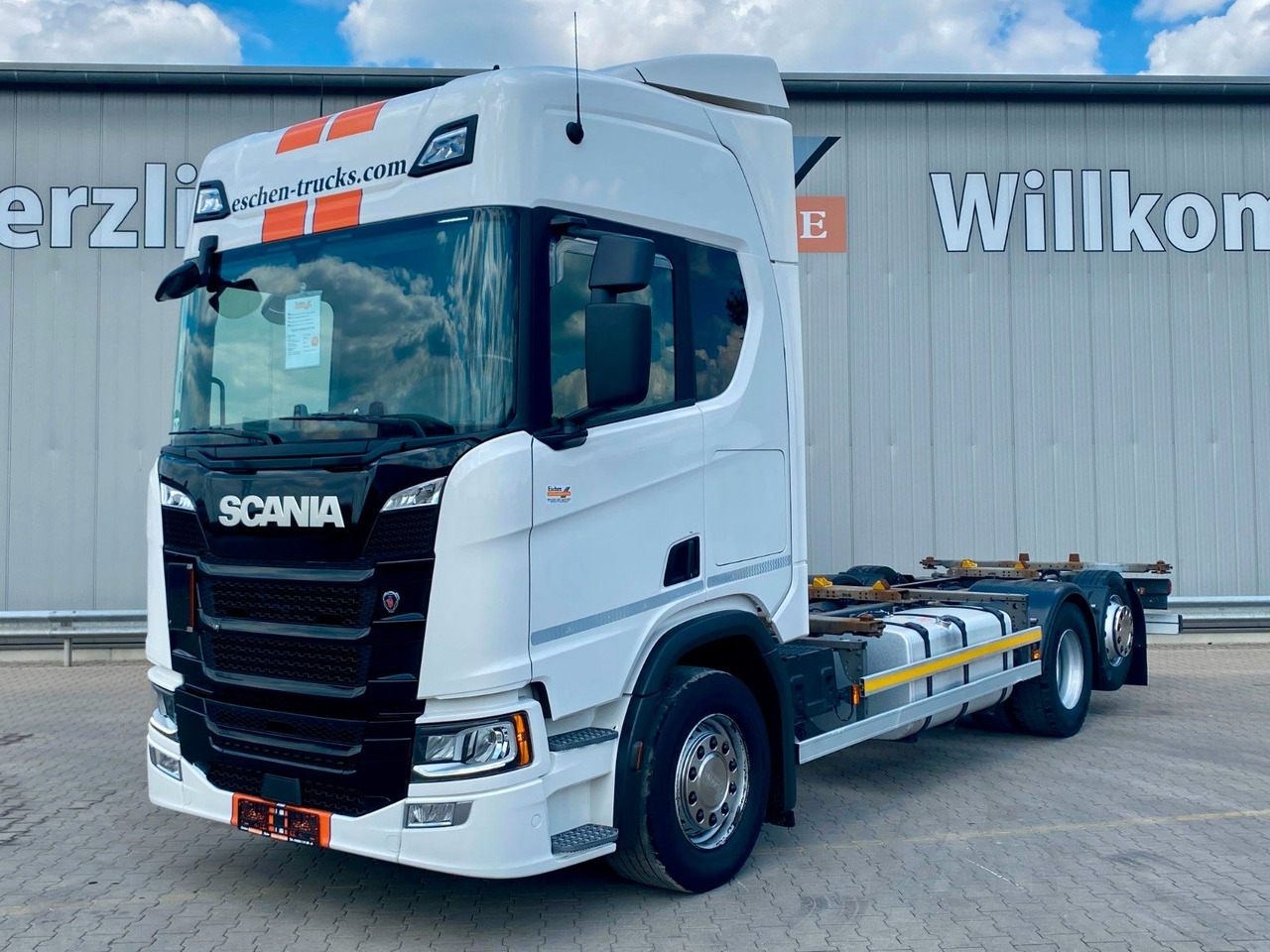 Scania R 450 B 6x2*4 BDF | Retarder*AHK*Lift*SDG Rahmen - מוביל מכולות/ משאית החלפת גוף: תמונה 1 Scania R 450 B 6x2*4 BDF | Retarder*AHK*Lift*SDG Rahmen - מוביל מכולות/ משאית החלפת גוף: תמונה 1