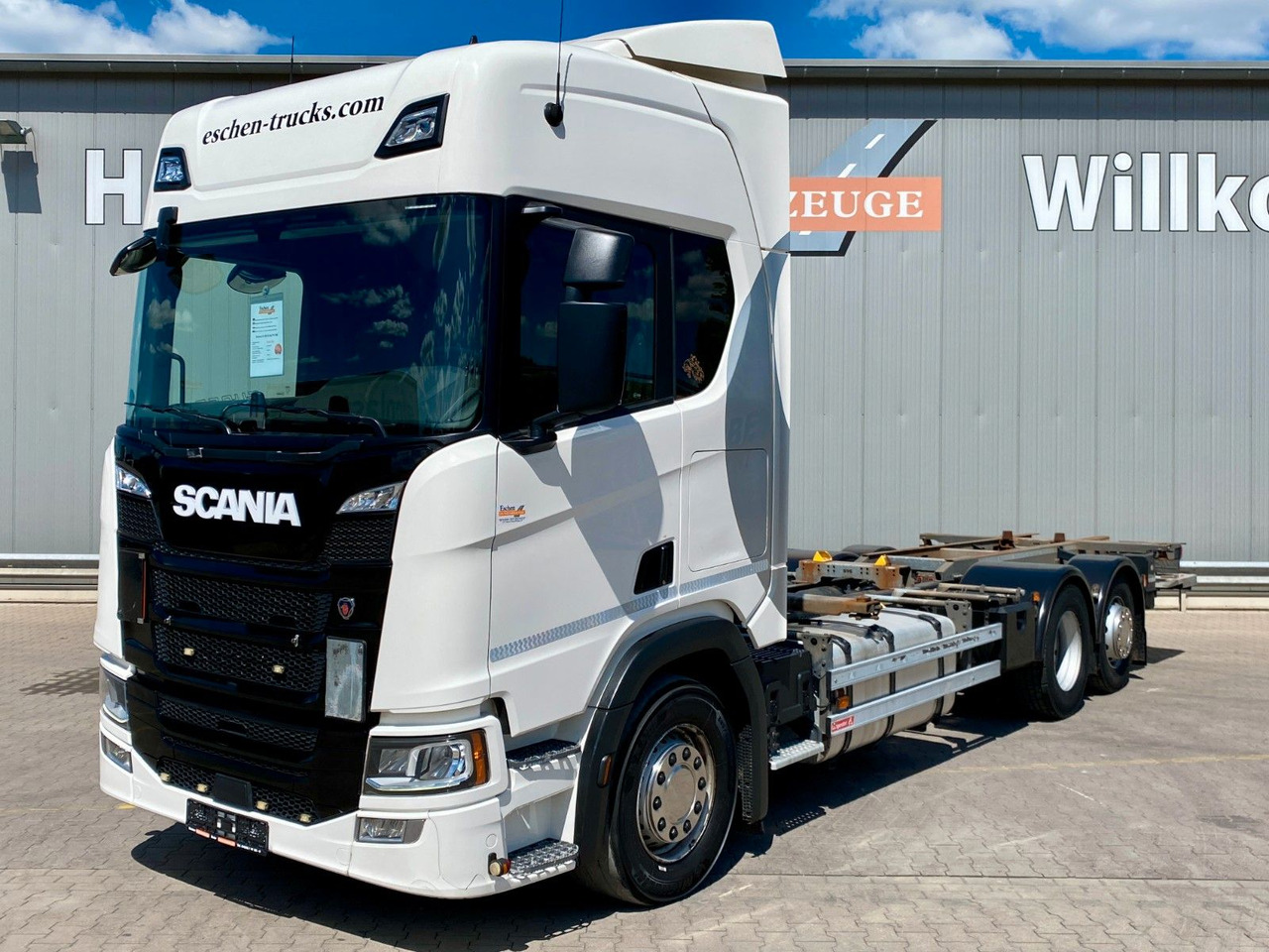 Scania R 450 B 6x2*4 | LBW 1,50to.*AHK*Retarder*Navi*AC - מוביל מכולות/ משאית החלפת גוף: תמונה 1 Scania R 450 B 6x2*4 | LBW 1,50to.*AHK*Retarder*Navi*AC - מוביל מכולות/ משאית החלפת גוף: תמונה 1