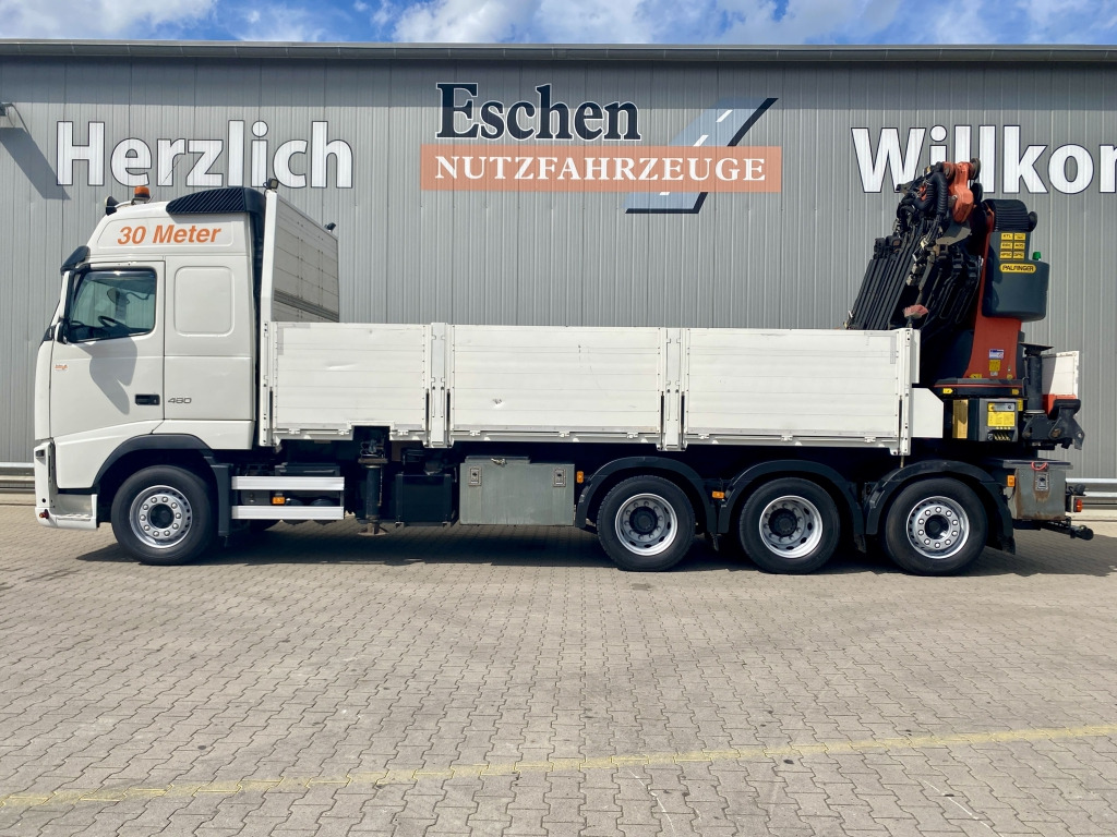 Volvo FH 460 8x4 / Palfinger PK 53002 SHF Kran - משאית צד נופל/ שטוחה, משאית מנוף: תמונה 2 Volvo FH 460 8x4 / Palfinger PK 53002 SHF Kran - משאית צד נופל/ שטוחה, משאית מנוף: תמונה 2