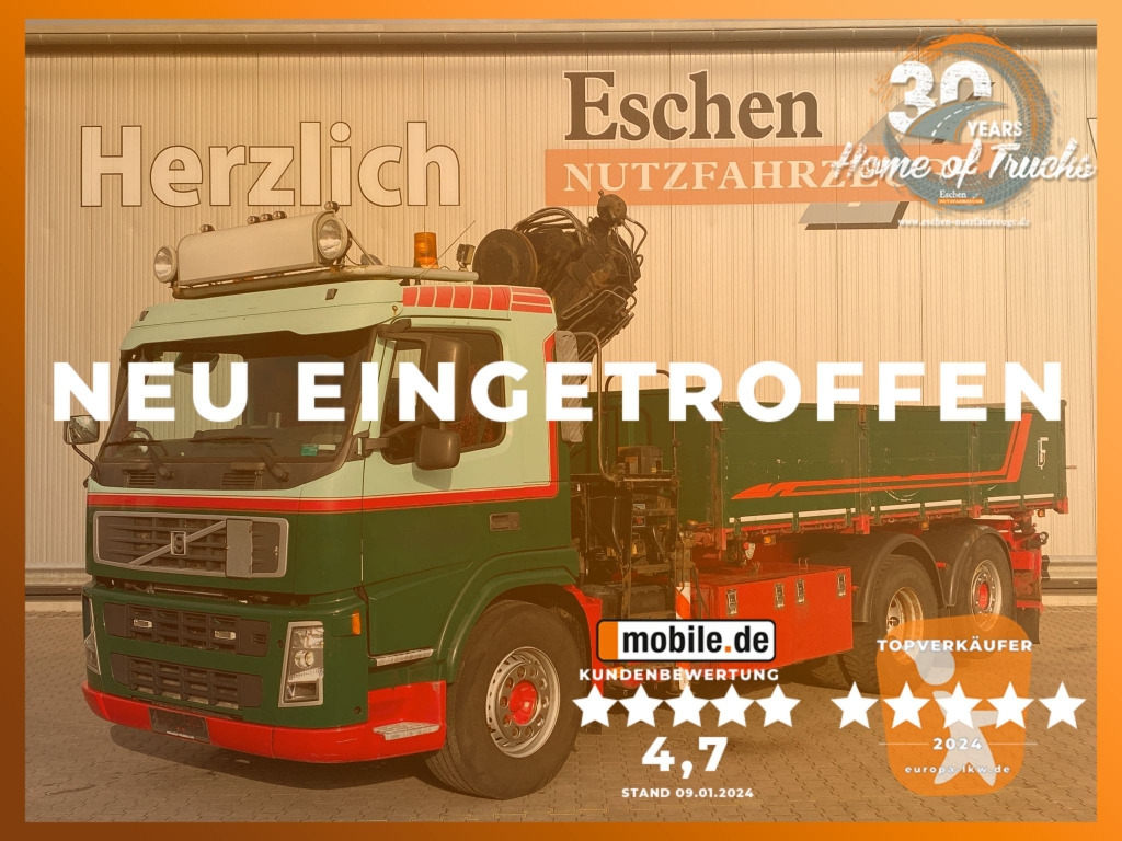 Volvo FM 340 6x2 / HIAB 144 E-3 DUO Faltkran - מזהיר, משאית מנוף: תמונה 1 Volvo FM 340 6x2 / HIAB 144 E-3 DUO Faltkran - מזהיר, משאית מנוף: תמונה 1