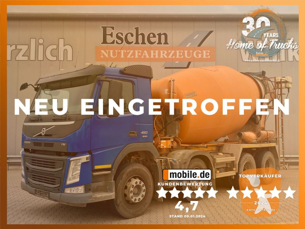 Volvo FM 410 / 8x4 | 9m³ Intermix*I-Shift*Klima*Blatt - משאית מערבלת בטון: תמונה 1 Volvo FM 410 / 8x4 | 9m³ Intermix*I-Shift*Klima*Blatt - משאית מערבלת בטון: תמונה 1