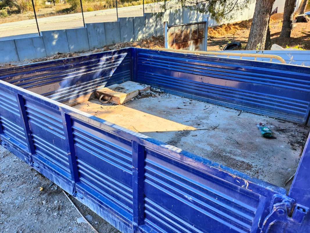 Caja quita y pon 3000x2500x800 MM - גוף שטוח: תמונה 2 Caja quita y pon 3000x2500x800 MM - גוף שטוח: תמונה 2