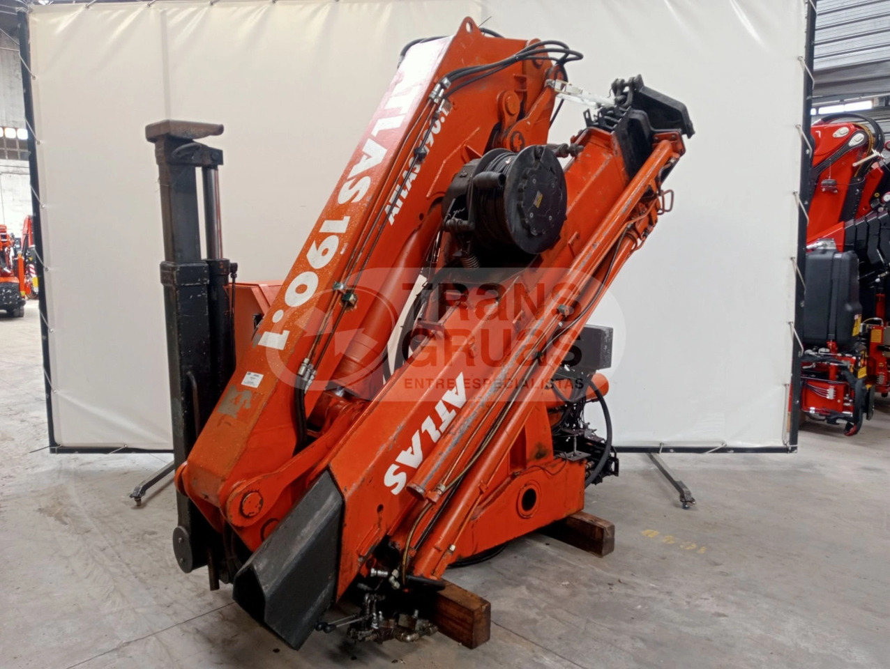 Grúa Atlas AK 190.1 A5 - עגורן מעמיס עבור משאית: תמונה 4 Grúa Atlas AK 190.1 A5 - עגורן מעמיס עבור משאית: תמונה 4