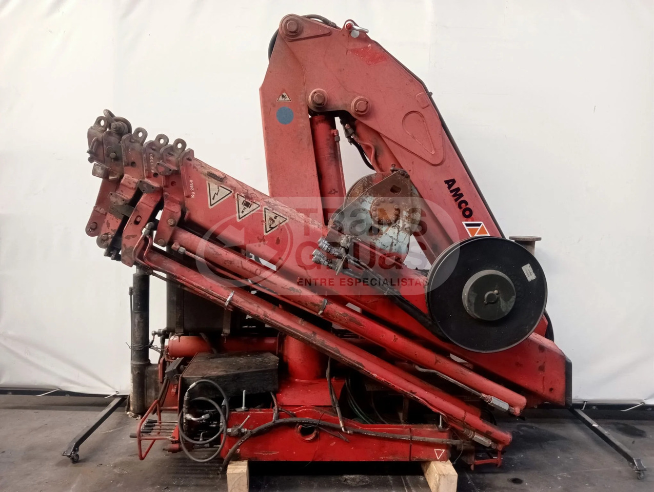 Grúa hidráulica Amco Veba 814 4S - עגורן מעמיס: תמונה 1 Grúa hidráulica Amco Veba 814 4S - עגורן מעמיס: תמונה 1