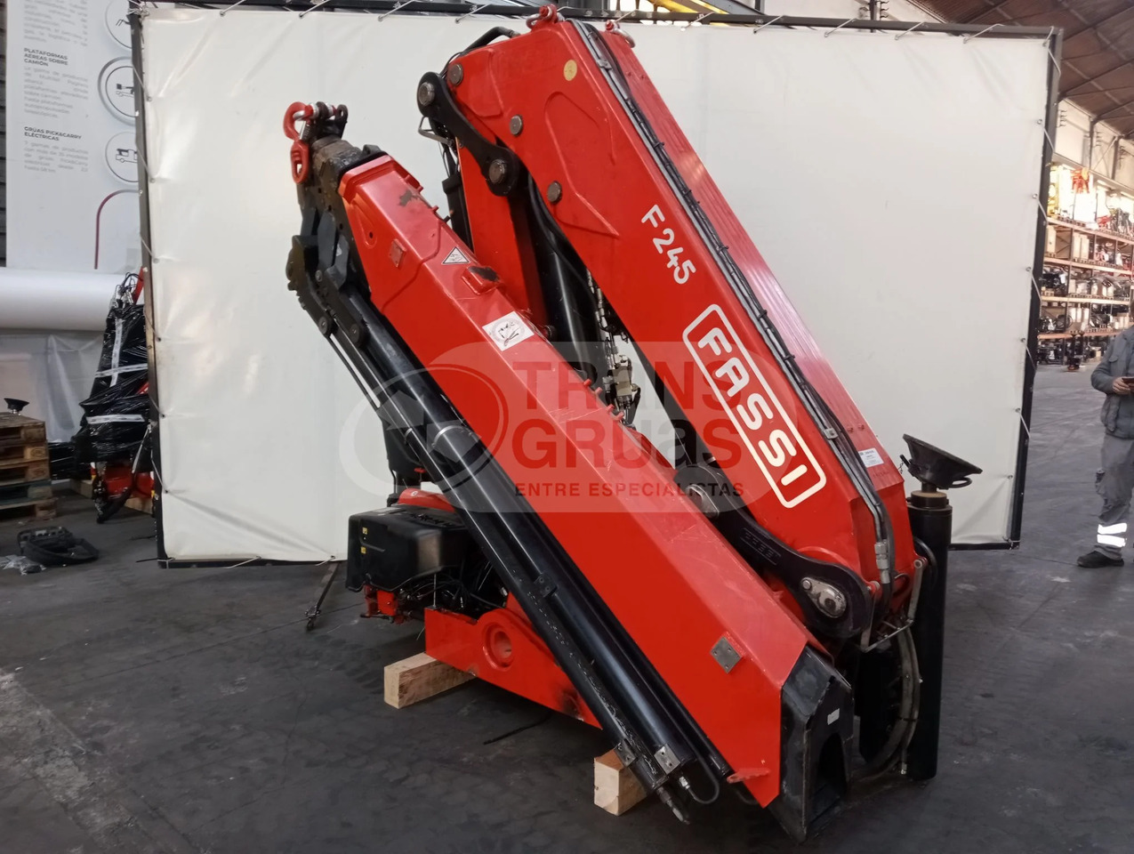Grúa hidráulica Fassi F245A.2.26 E-DYNAMIC - עגורן מעמיס: תמונה 4 Grúa hidráulica Fassi F245A.2.26 E-DYNAMIC - עגורן מעמיס: תמונה 4