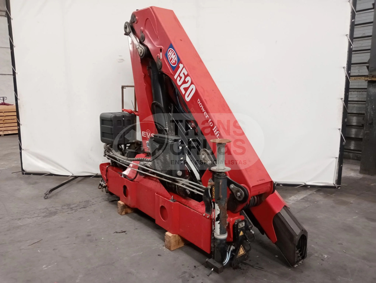 Grúa hidráulica HMF 1520 K4 - עגורן מעמיס: תמונה 1 Grúa hidráulica HMF 1520 K4 - עגורן מעמיס: תמונה 1