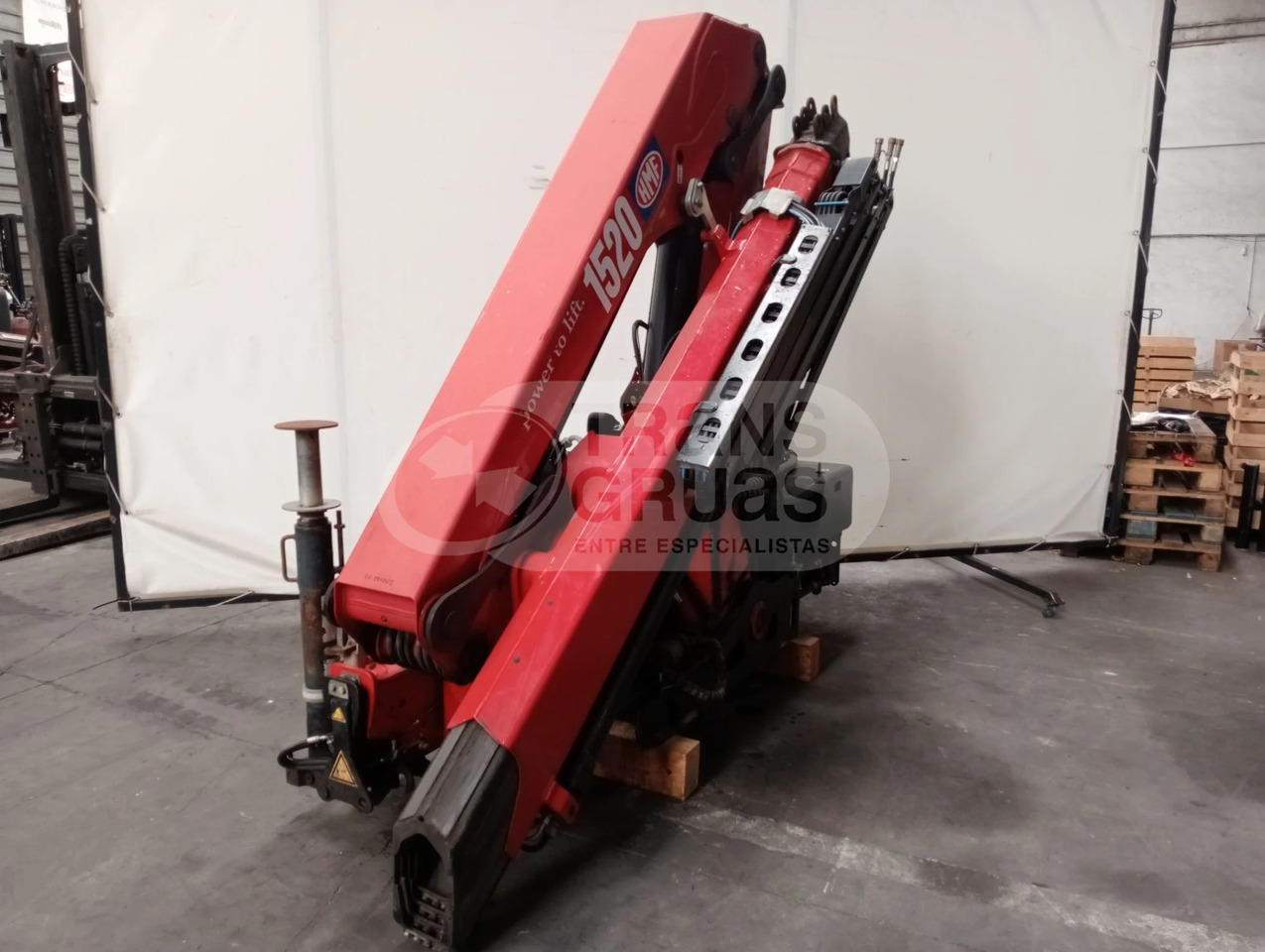 Grúa hidráulica HMF 1520 K4 - עגורן מעמיס: תמונה 3 Grúa hidráulica HMF 1520 K4 - עגורן מעמיס: תמונה 3