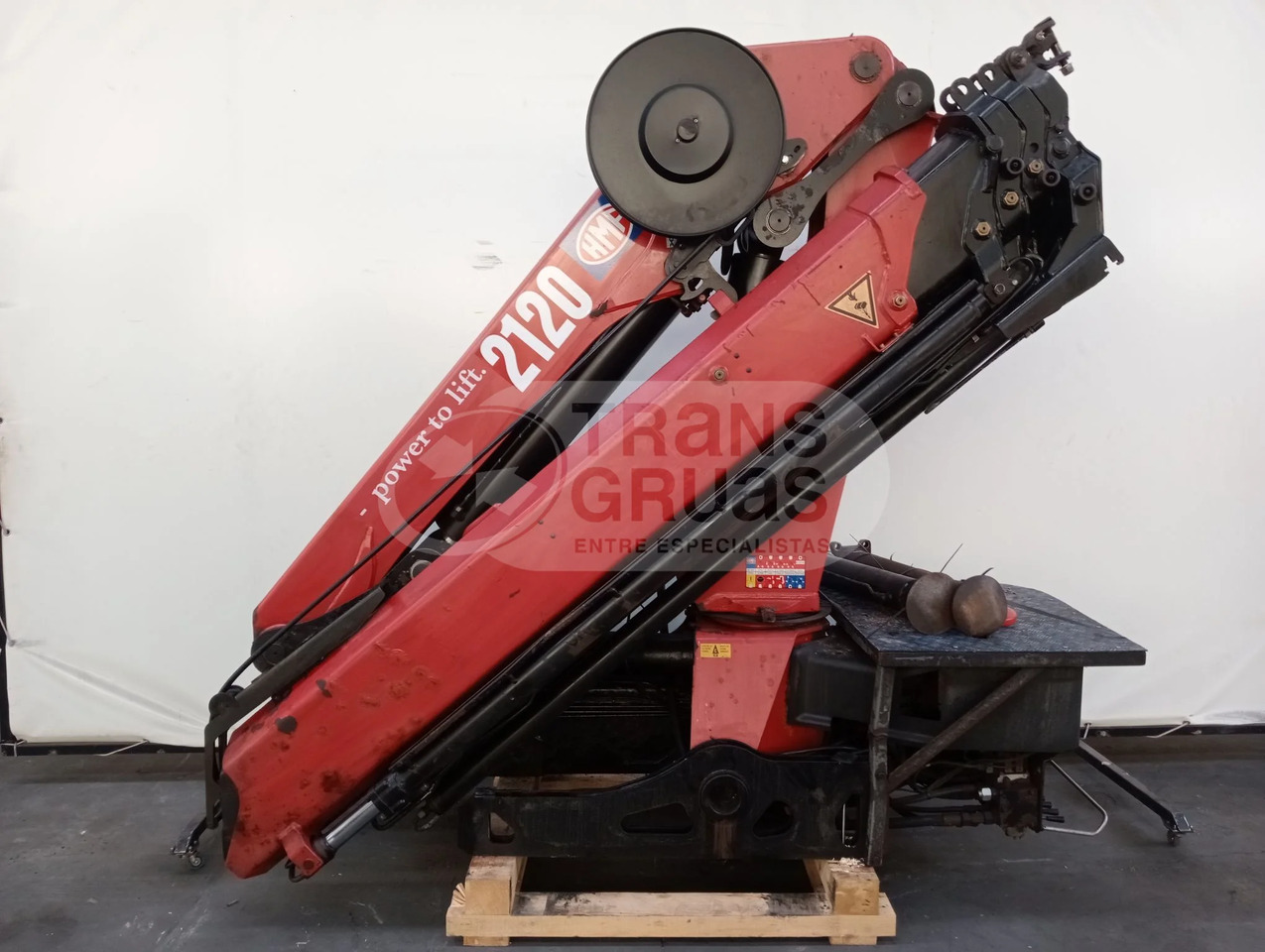 Grúa hidráulica HMF 2120 K RC - עגורן מעמיס: תמונה 2 Grúa hidráulica HMF 2120 K RC - עגורן מעמיס: תמונה 2