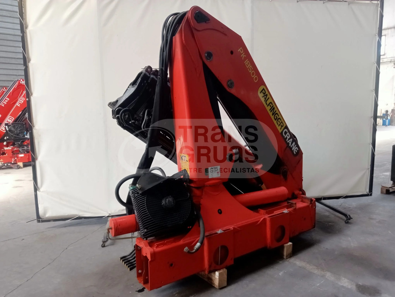 Grúa hidráulica Palfinger PK 18500 - עגורן מעמיס: תמונה 3 Grúa hidráulica Palfinger PK 18500 - עגורן מעמיס: תמונה 3