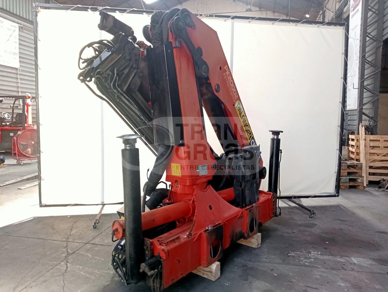 Grúa hidráulica Palfinger PK 20002 - עגורן מעמיס: תמונה 4 Grúa hidráulica Palfinger PK 20002 - עגורן מעמיס: תמונה 4