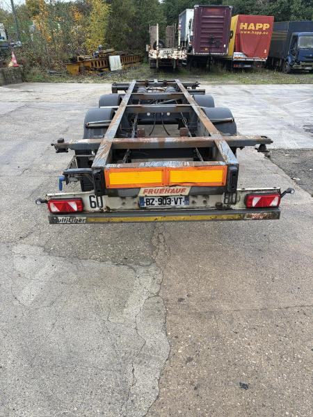 Fruehauf - קרון נגרר מוביל מכולות/ החלפת גוף: תמונה 1 Fruehauf - קרון נגרר מוביל מכולות/ החלפת גוף: תמונה 1