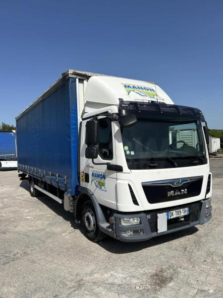 MAN TGL 12.250 - משאית וילונות צד: תמונה 1 MAN TGL 12.250 - משאית וילונות צד: תמונה 1