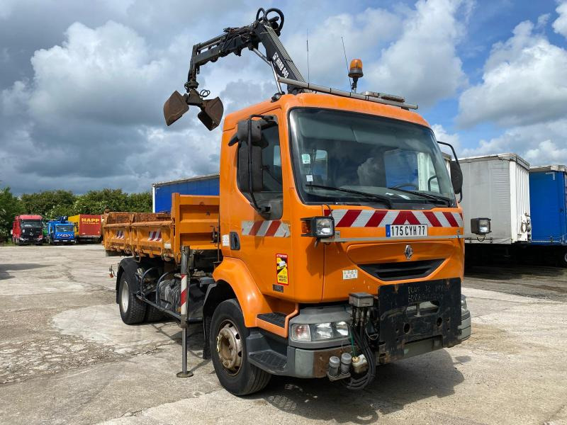 Renault Midlum 180 - מזהיר, משאית מנוף: תמונה 2 Renault Midlum 180 - מזהיר, משאית מנוף: תמונה 2