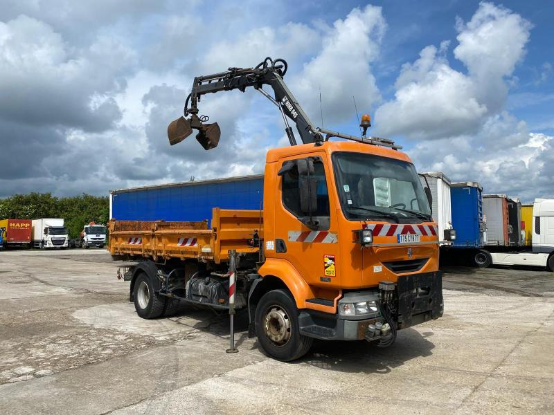Renault Midlum 180 - מזהיר, משאית מנוף: תמונה 1 Renault Midlum 180 - מזהיר, משאית מנוף: תמונה 1