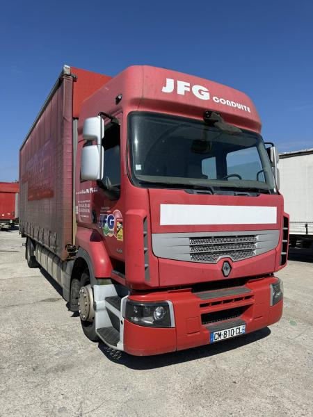 Renault Premium 450 - משאית וילונות צד: תמונה 1 Renault Premium 450 - משאית וילונות צד: תמונה 1