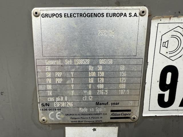 Atlas Copco QAS 150 - ערכת גנרטורים: תמונה 5 Atlas Copco QAS 150 - ערכת גנרטורים: תמונה 5