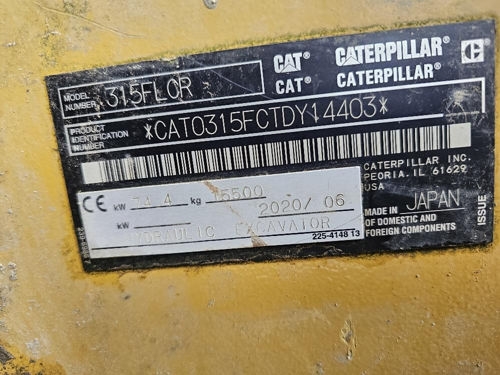 Cat 315 F LCR - מחפר סורק: תמונה 5 Cat 315 F LCR - מחפר סורק: תמונה 5